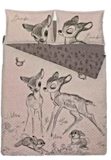 Discover Disney Bambi Duvet Cover Set Single King Size 135 X 200 cm Primark