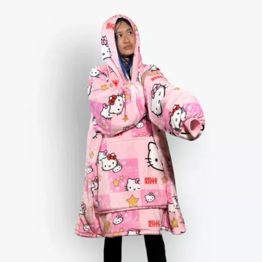 Discover Hello Kitty Oversized Blanket Hoodie