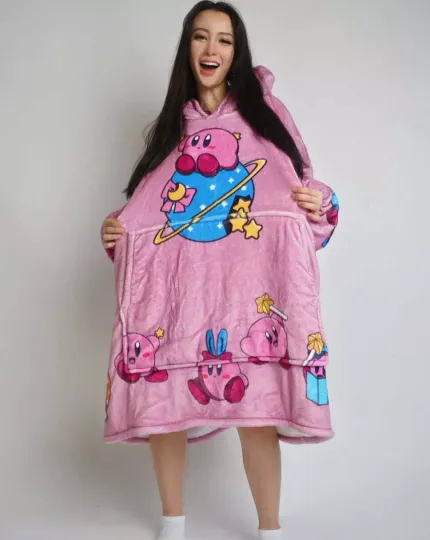 Discover Kirby Blanket Hoodie oversize