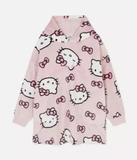 Hello Kitty Oversize Hoodie Blanket | Cute Blanket For Girl