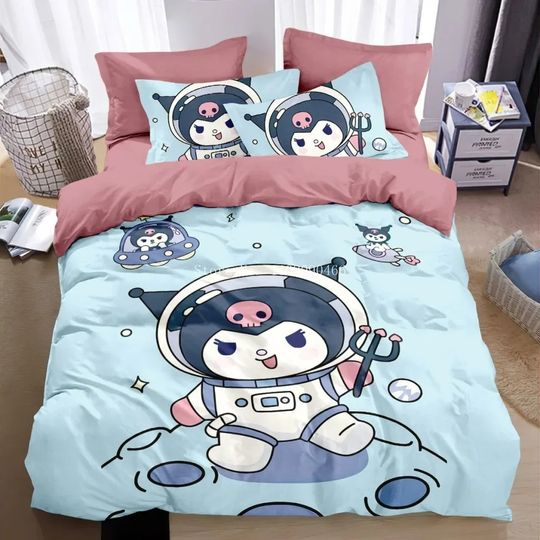 Discover Sanrio Cartoon Bedding Set, Home Decor, Child Gift for Soft Comfortable Bedding Bedroom