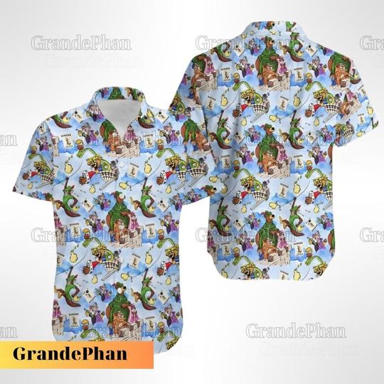 Halloween Robin Hood Button Shirt, Disney Robin Hood Shirt, Disneyland Trip Shirt, Animal Kingdom Trip Shirt, Disney Family Vacation
