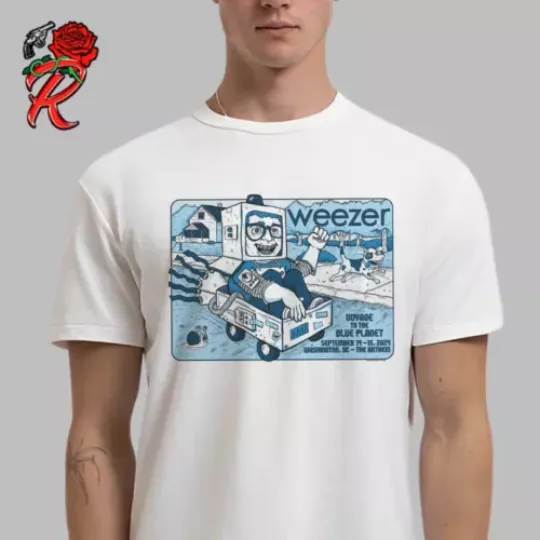 Discover Weezer Voyage To The Blue Planet Two Nights Run In Washington On Sep 14-15 shirt