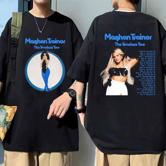Discover Meghan Trainor The Timeless Tour 2024 T-Shirt, Meghan Trainor 2024 Concert Tee, Meghan Trainor Fan Shirt, Meghan Trainor Merch, Music Tour