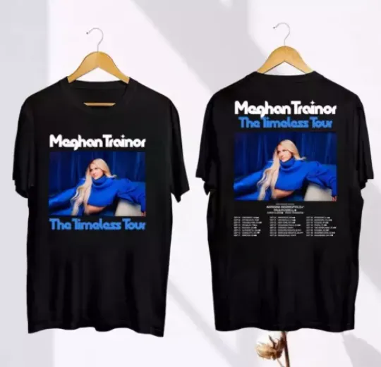 Discover Meghan Trainor The Timeless Tour 2024 Shirt, Meghan Trainor Fan Shirt