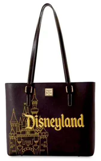 Discover DISNEY DOONEY And BOURKE DISNEYLAND SLEEPING BEAUTY CASTLE LEATHER/COTTON TOTE BAG