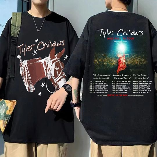 Tyler Childers 2024 Mule Pull Tour Shirt, Tyler Childers Concert 2024 Shirt, Tyler Childers Fan Shirt, Country Music, Mule Pull Tour Merch