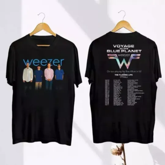 Discover 2024 Weezer Band Fall Tour T-Shirt, Weezer Band Fan Gift Shirt