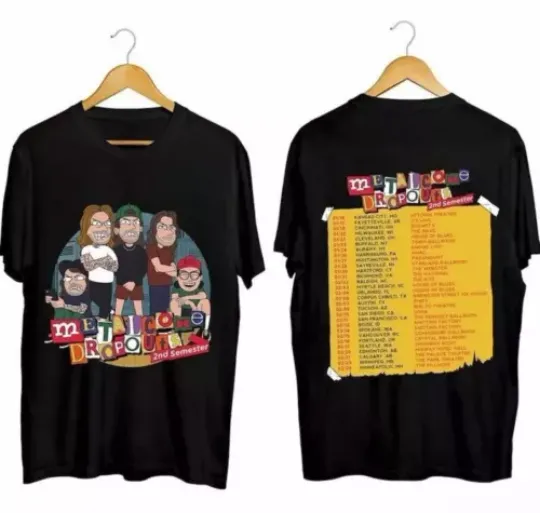 Discover The Devil Wears Metalcore Dropouts 2024 Tour Shirt