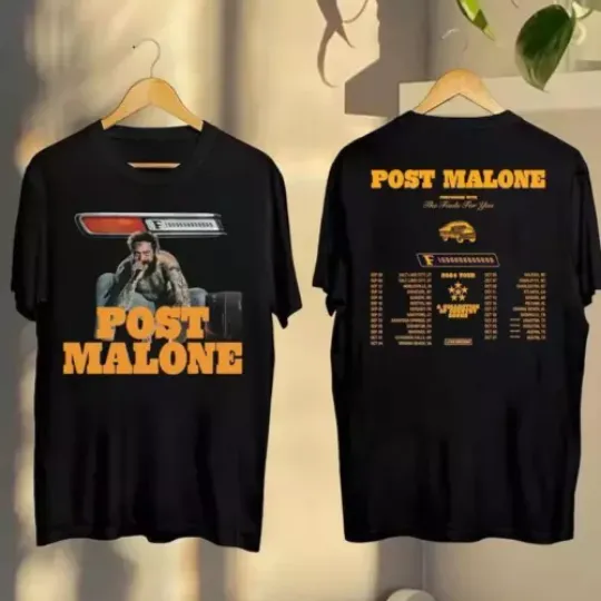 Discover 2024 Retro Post Malone Shirt Post Malone The F-1 Trillion Tour Shirt