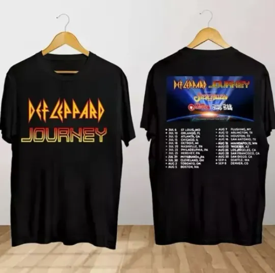 Discover Def Leppard And Journey Summer Stadium Tour 2024  T-Shirt Hoodie