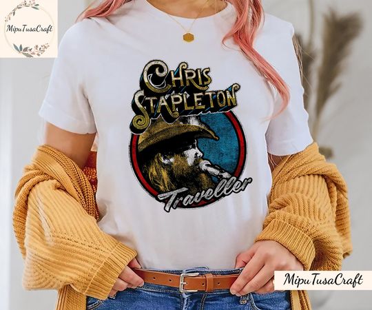 Chris Stapleton Shirt, Stapleton 90s Retro Shirt, Western Tee, Country Music, Western Cowboy T-Shirt