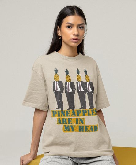 Discover Pineapples Are In My Head Tshirt-graphic tees,glass animals band shirt,vintage band glass animals band merch,vintage rock band tees,band tee