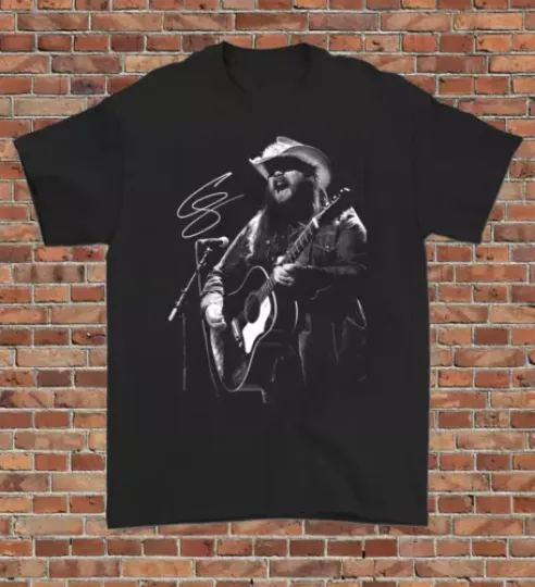 CHRIS STAPLETON On Stage Signature Men T Shirt Gift Fans