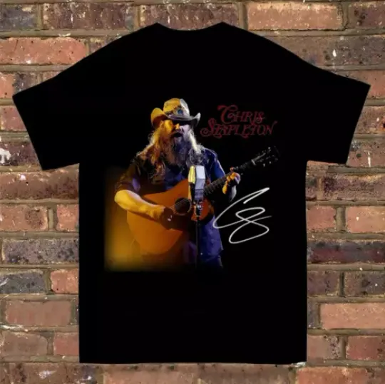 Chris Stapleton 22nd Anniversary Gifts Fan Shirt Tour Black All Size