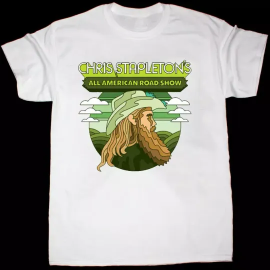 Chris Stapleton 2023 All American Road Show Tour Unisex T-Shirt All Size