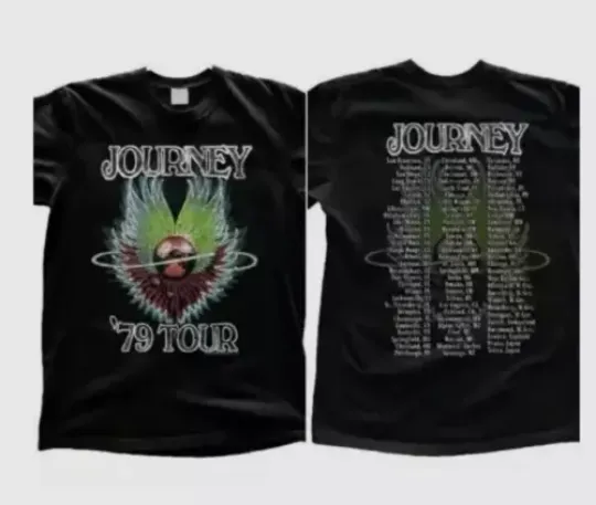 Discover Journey Concert 1979 Tour Vintage T-Shirt Men's Unisex Shirt