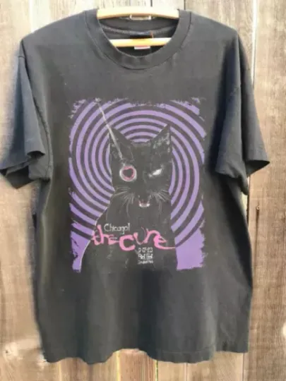 Discover The Cure Love Cat Album Shirt, 90s vintage The Cure Tour Shirt