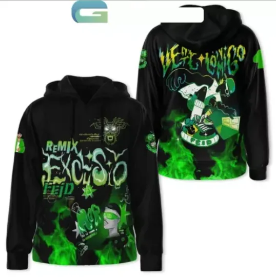 Discover Feid Ferxxo Remix Exclusive No Contigo Hoodie 3D great new new