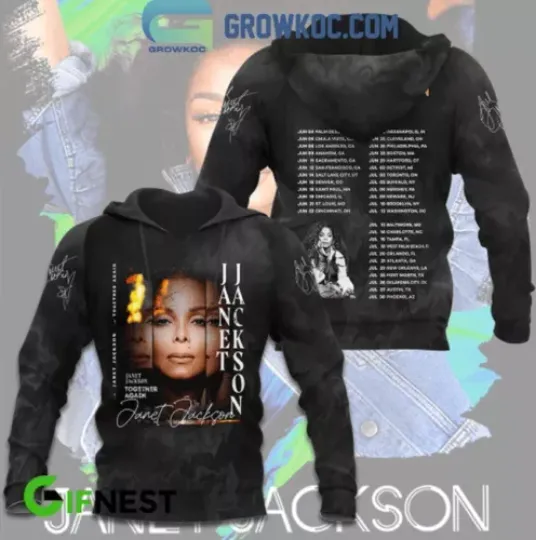 Janet Jackson With Nelly Together Again Tour 2024 Hoodie 3D