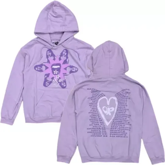 Olivia Rodrigo Women's Official Merch Guts Mouth Purple Wash Hoodie
