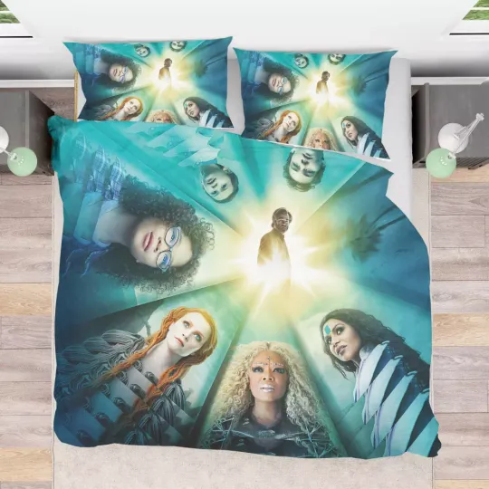 Discover A Wrinkle In Time Disney Movie Quilt Duvet Cover Set Kids King Home Textiles