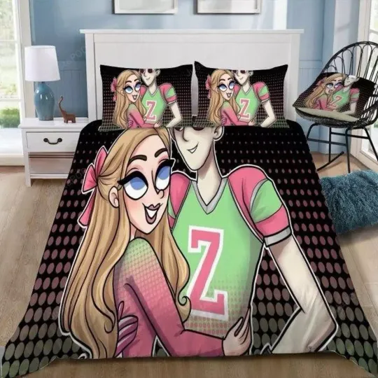 Discover Disney Zombies #16 Quilt Duvet Cover Set Super King Bedding Bedclothes Double