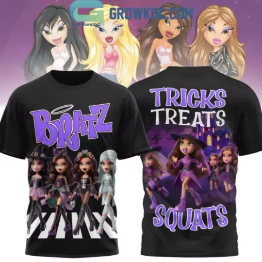 Bratz Tricks Or Treats Squats Halloween 2024 T-Shirt
