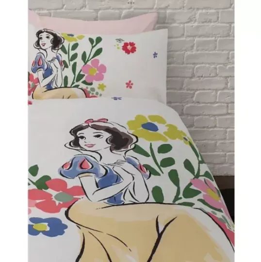 Discover Disney Snow White Reversible King Size Duvet Set NEW 100% Cotton