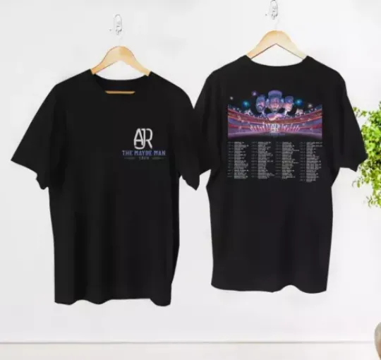 Discover AJR The Maybe Man Tour 2024 Shirt, AJR Band Fan T-shirt