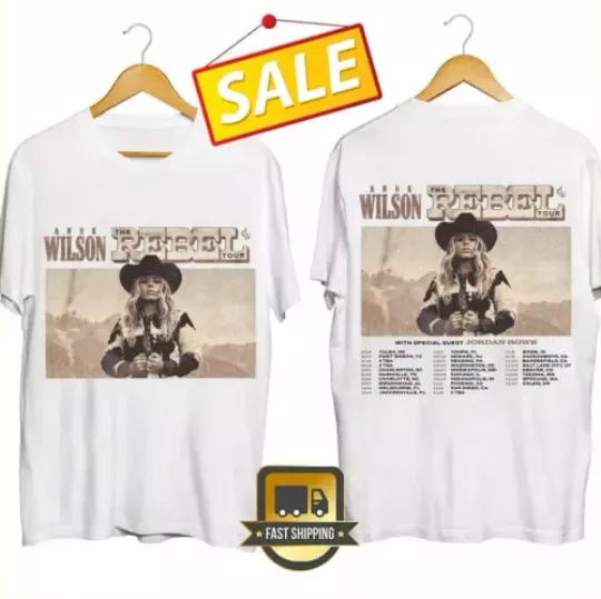 Discover Anne Wilson The Rebel Tour 2024 Music T-Shirt