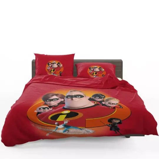 Discover The Incredibles Movie Bob Parr Dash Parr Disney Quilt Duvet Cover Set Bedspread