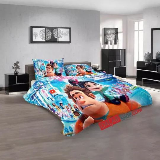 Discover Disney Movies Ralph Breaks The Internet 2018 N Quilt Duvet Cover Set King