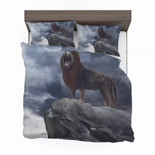 Discover The Lion King 2019 Movie Simba Disney Quilt Duvet Cover Set Bedding Single Soft