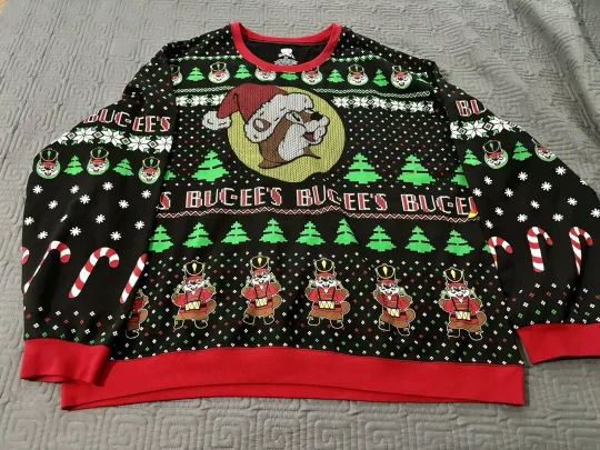 Bucees Sweater Mens 3XL Ugly Christmas XXXL Buc-ees