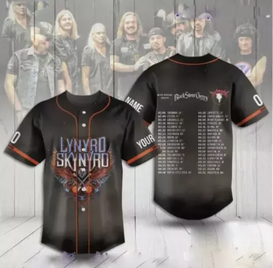 Personalized Lynyrd Skynyrd 2024 Baseball Jersey