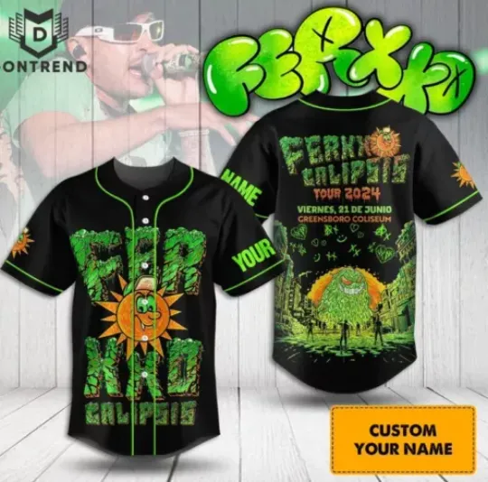 Discover hot, Ferxxo Calipsis Tour 2024 Baseball Jersey