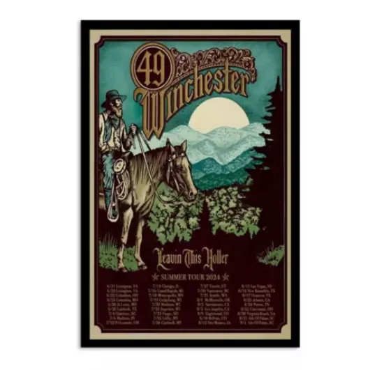Discover 49 Winchester Summer Tour 2024 Poster