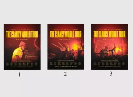 Discover Pilotss band presents The Clancy World Tour 2024 Poster