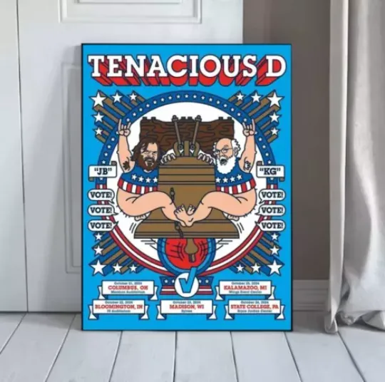 Discover Tenacious-D tour 2024 Poster