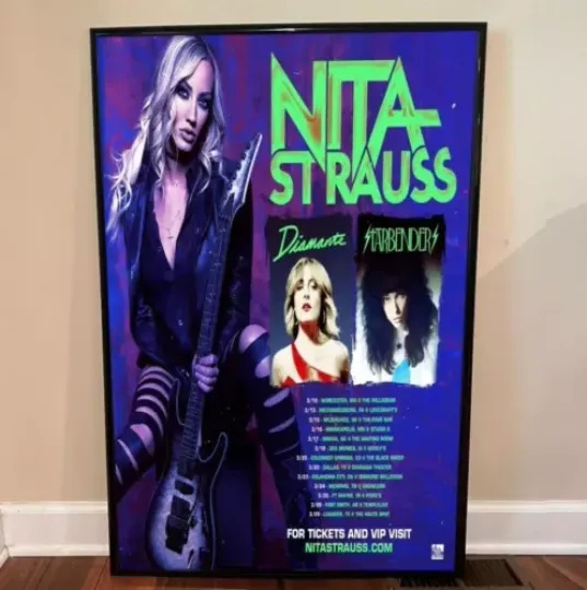 Discover Nita Strauss - Tour 2024 Poster