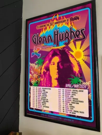 Discover Poster!! Glenn Hughes - Tour 2024 Poster