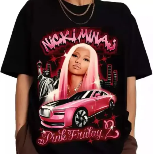 Discover 2024 Nicki Minaj Tour T-Shirt, Pink Friday 2 Concert, Gift For Fan