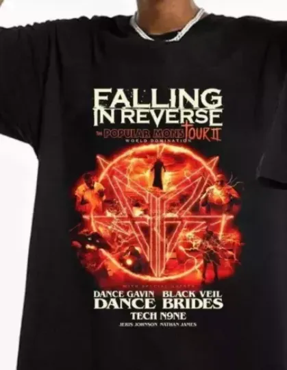 Falling In Reverse The Popular Monstour II Tour 2024 Shirt