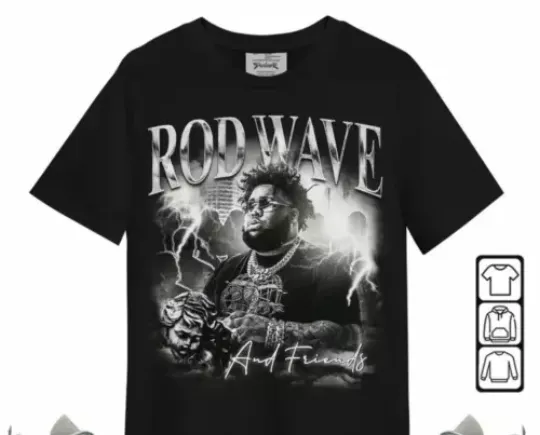 Retro Wet Cement 4S Shirt Rod Wave Rap Unisex Shirt