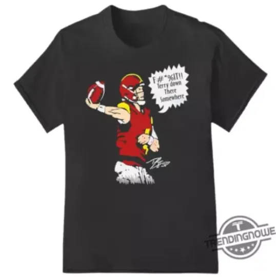 Jayden Daniels Washington Shirt Jayden Daniels Washington Commanders Terry Down