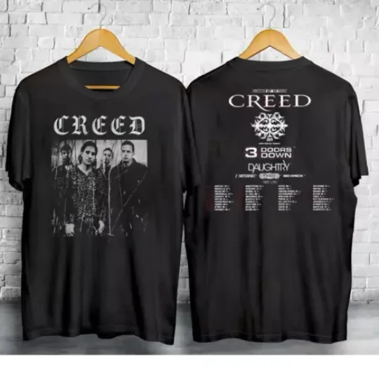 Discover 2024 Creed Band Summer of 99 Tour 2024 Concert Shirt Unisex