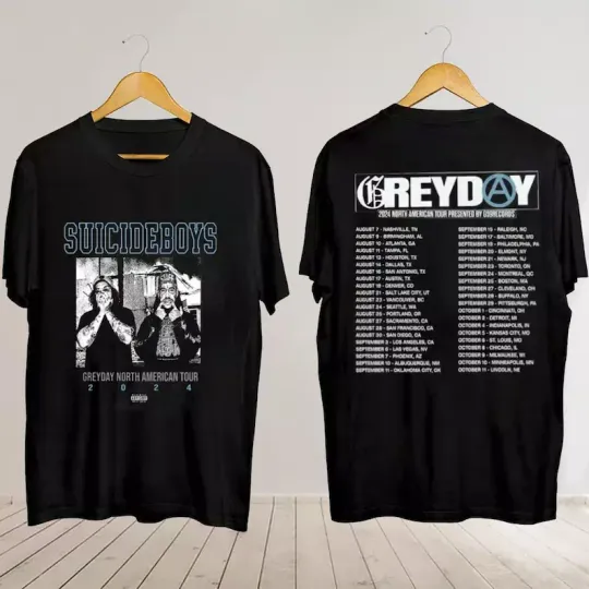 Greyday 2024 Tour Suicideboys Shirt, Greyday Merch, Suicideboys Tour 2024 Shirt
