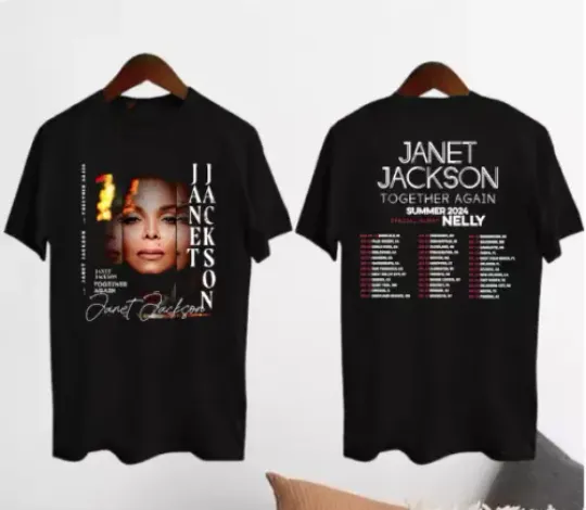 2024 Tour Janet Jackson Together Again T-Shirt, Janet Jackson 90s Vintage Shirt