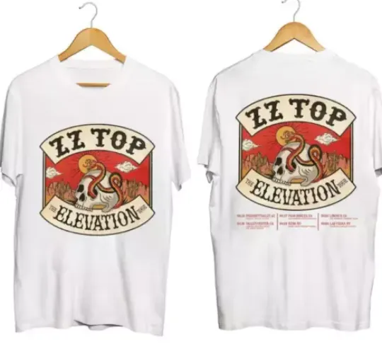 Discover ZZ Top The Elevation Tour 2024 Shirt